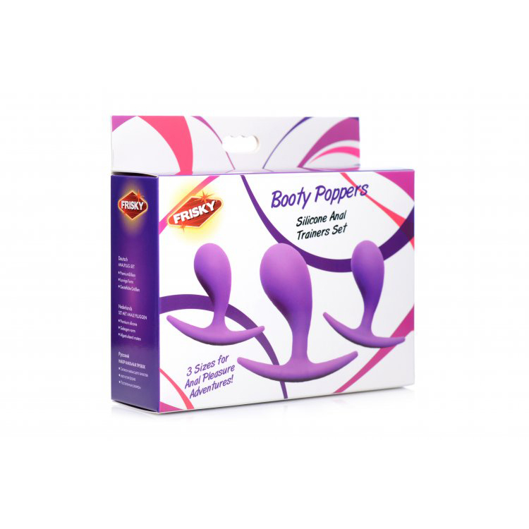 Frisky Booty Poppers Silicone Anal Trainer Set